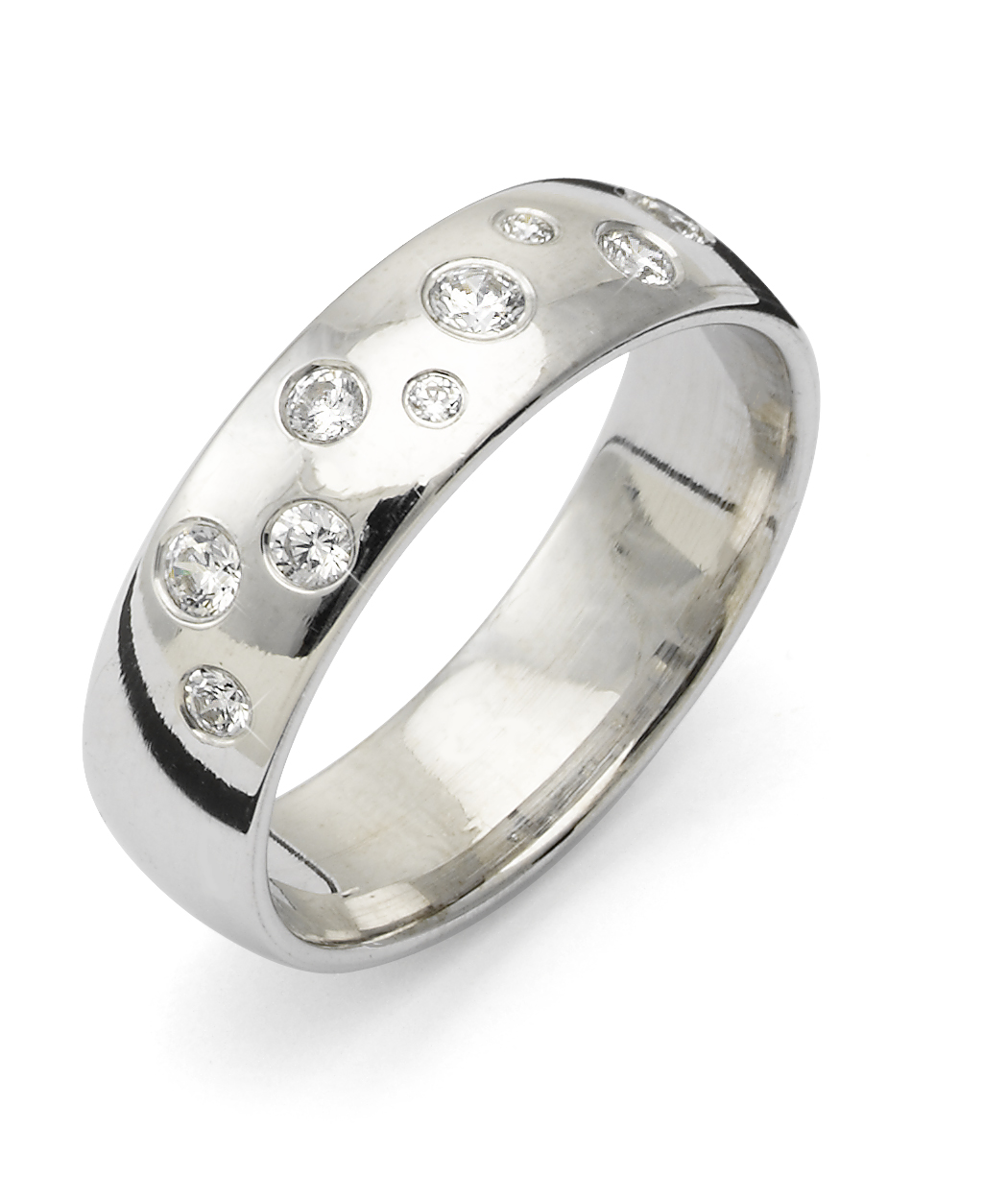 Flemming Uziel Signo, B041 Silver Vigselringar - Förlovningsringar - Bröllopsringar