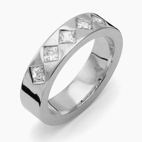 Flemming Uziel Signo, B062 Silver Vigselringar - Förlovningsringar - Bröllopsringar