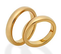 Vigselring Olympen Galax 202-4 i 18 k guld.