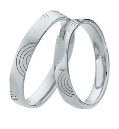 Vigselring Saint Maurice Light 87022/23wg i 18 k guld.