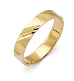 Vigselring Flemming Uziel Fantasy, 972 i 18 k guld.