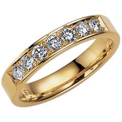Vigselring Olympen Allians, 237-4 7.7 i 18 k guld med diamanter.