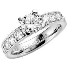 Vigselring Olympen Fan med 2,00 ct. diamant i 18 k vitguld.