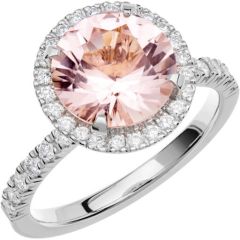 Vigselring Schalins Fairytale 10 Morganit i 18 k vitguld.