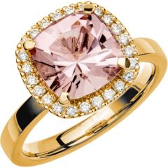 Vigselring Schalins Fairytale 11 Morganit i 18 k guld.