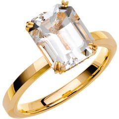 Vigselring Schalins Fairytale 13 Snövit beryll i 18 k guld.