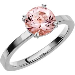 Vigselring Schalins Fairytale 3 Morganit i 18 k vitguld.