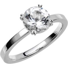 Vigselring Schalins Fairytale 3 Snövit beryll i 18 k vitguld.