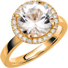 Vigselring Schalins Fairytale 9 Snövit beryll i 18 k guld.