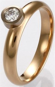 Vigselring Guldbolaget Sofia Matilda-3,5K i 18 k guld.