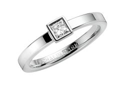 Vigselring Olympen Skina med 0,20 ct. diamant i 18 k guld.