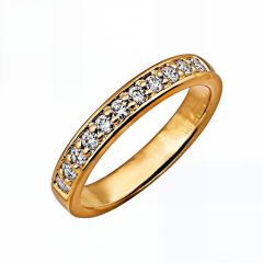 Vigselring Olympen VB50 Diana med diamant i 18 k guld.