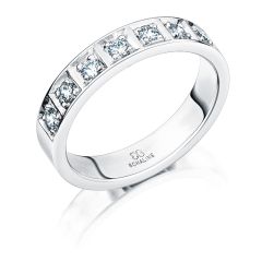 Vigselring Olympen i 18 K guld med 0,35 ct. diamant.