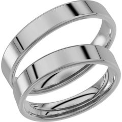Vigselring Schalins pd238-4 i palladium.
