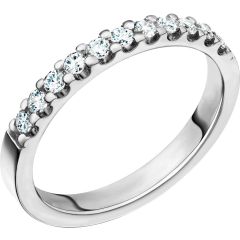 Vigselring Schalins Lycka 0,33 ct. diamant i 18K vitguld.