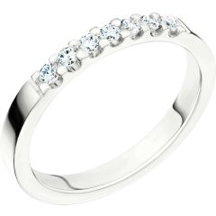 Vigselring Schalins siLycka 0,21 ct. diamant i silver.