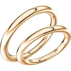 Vigselring Schalins Aure-2,5 i 18 k guld.