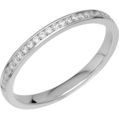 Vigselring Schalins Shine Glint A03VG 18K med diamanter.