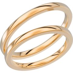 Vigselring Schalins Romans, 240-2,5 i 18 k guld.