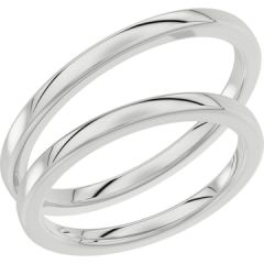 Vigselring Schalins si240-2,5 i silver.