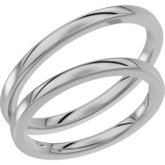 Vigselring Schalins Romans, 240-2,5 i platina 950.