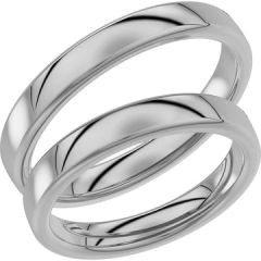 Vigselring Schalins Romans, 240-3 i platina 950.