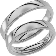 Vigselring Schalins Romans, 240-4 i platina 950.