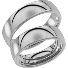 Vigselring Schalins Romans, 240-6 i platina 950.