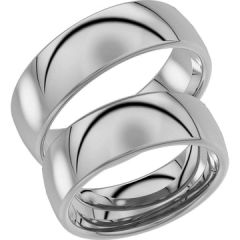 Vigselring Schalins Romans, 240-7 i platina 950.