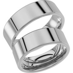 Vigselring Schalins Klassisk, 237-7 i 18 k vitguld.