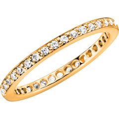 Vigselring Schalins Norrsken Spectra 1 i 18 k guld med diamanter.