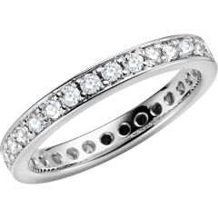 Vigselring Schalins Spectra 3 i 18K vitguld.