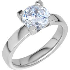 Vigselring Schalins North016 VG18K med LG diamant.