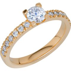 Vigselring Schalins North018 RG18K med LG diamant.