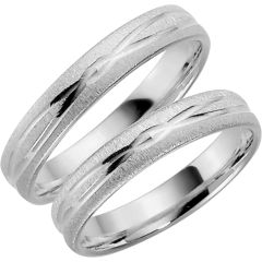 Vigselring Schalins pd282-4 i palladium.