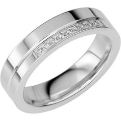 Vigselring Schalins Sign of Love Diamant SR2041 i platina 950.