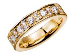 Vigselring Olympen Bahamas med 0,74 ct. diamant i 18 k guld.
