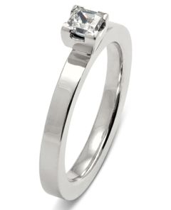 Vigselring Flemming Uziel Heart Venus med diamanter i 18 k guld.