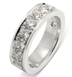 Vigselring Flemming Uziel Heart Veritas med diamant i 18 k guld.