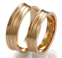 Vigselring Guldbolaget Sofia 3057-5K/3057-6K i 18 k guld.