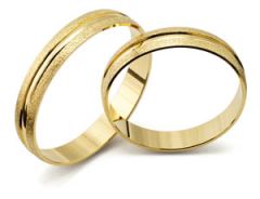 Förlovningsring Flemming Uziel Simply Love, 60835 i 18 k guld.