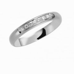 Vigselring Schalins 203-3 1.7 i platina 950.