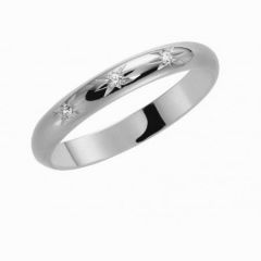 Vigselring Schalins si431.3 i silver.