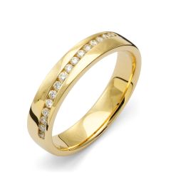 Vigselring Flemming Uziel Stella, B082 i 18 k guld.