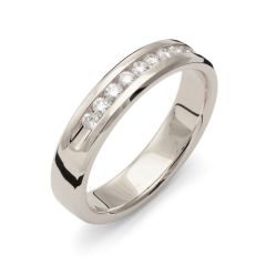 Vigselring Flemming Uziel Stella Silver B086 med cubic zirconia.