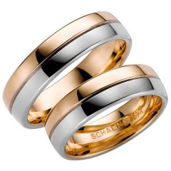 Vigselring Schalins Europa, 258-6 i 18 k guld.