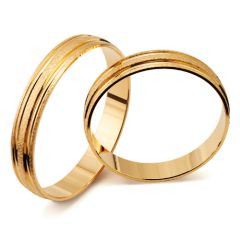 Förlovningsring Flemming Uziel Simply Love, 60635 i 18 k guld.