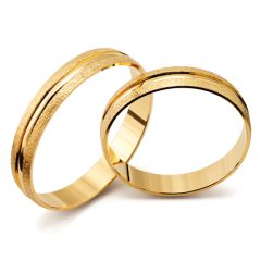 Förlovningsring Flemming Uziel Simply Love, 60835 i 18 k guld.