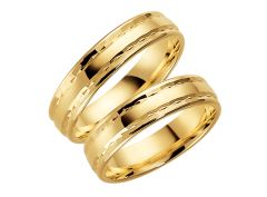 Vigselring Schalins Harmoni, 288-5  i 18 k guld.