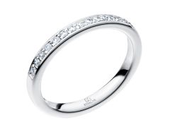 Vigselring Schalins Blomster Ringar Fjällbrud MG030 i 18 k guld med diamanter.